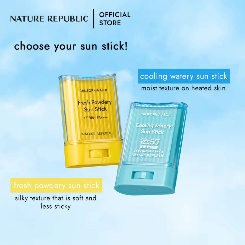 NATURE REPUBLIC California Aloe Sun Stick - Cooling Watery