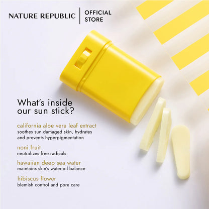 NATURE REPUBLIC California Aloe Sun Stick - Fresh Powdery