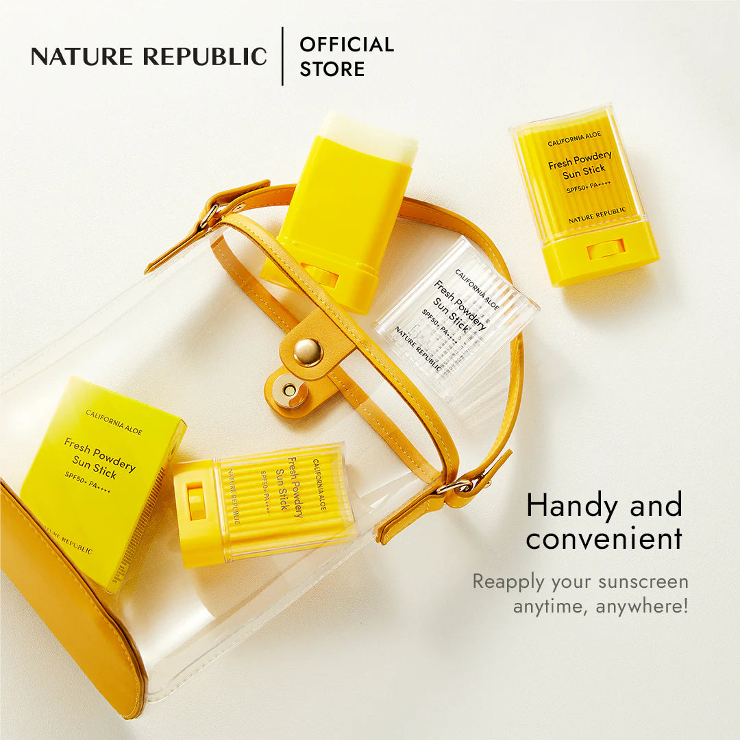 NATURE REPUBLIC California Aloe Sun Stick - Fresh Powdery