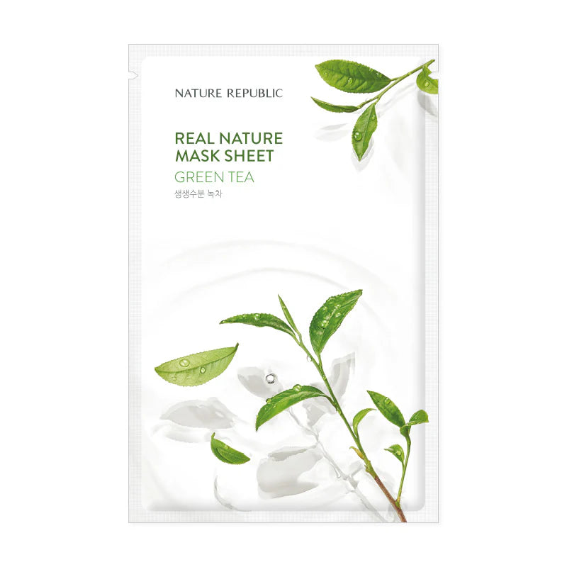 Nature Republic REAL NATURE SHEET MASK GREEN TEA 23mL