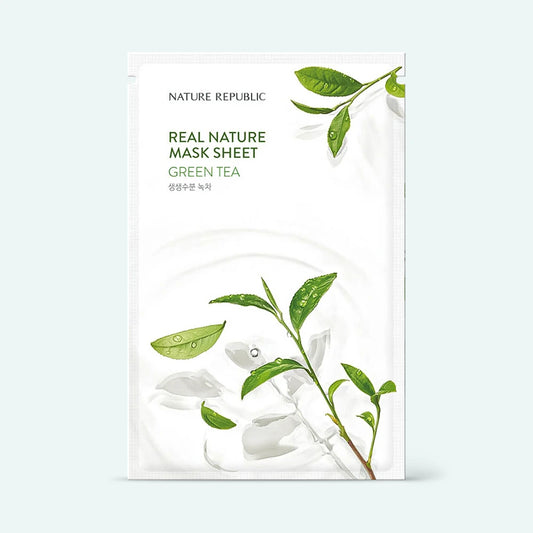 Nature Republic REAL NATURE SHEET MASK GREEN TEA 23mL