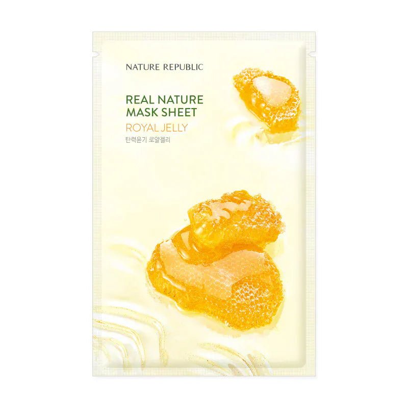 Nature Republic Real Nature Sheet Mask Royal Jelly 23ml - AU Beauty Bazaar