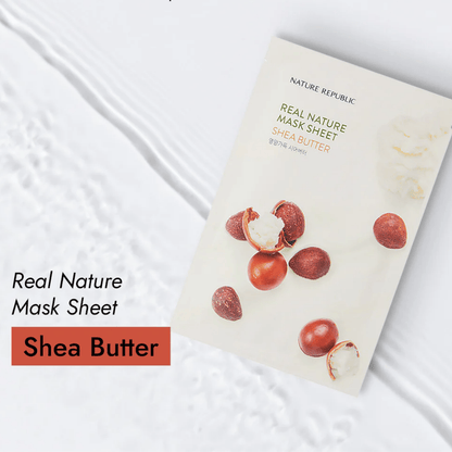 Nature Republic Real Nature Sheet Mask Shea Butter 23ml - AU Beauty Bazaar