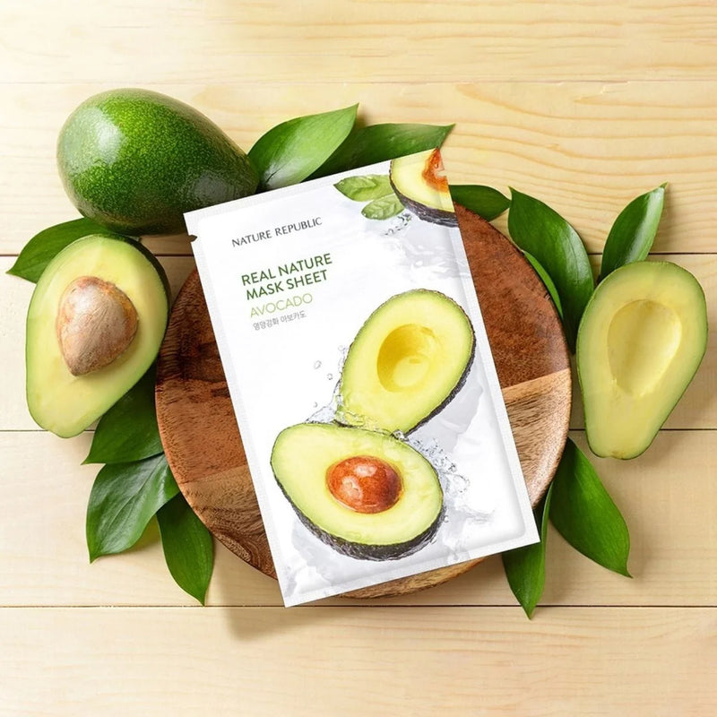 Nature Republic REAL NATURE SHEET MASK AVOCADO 23ml