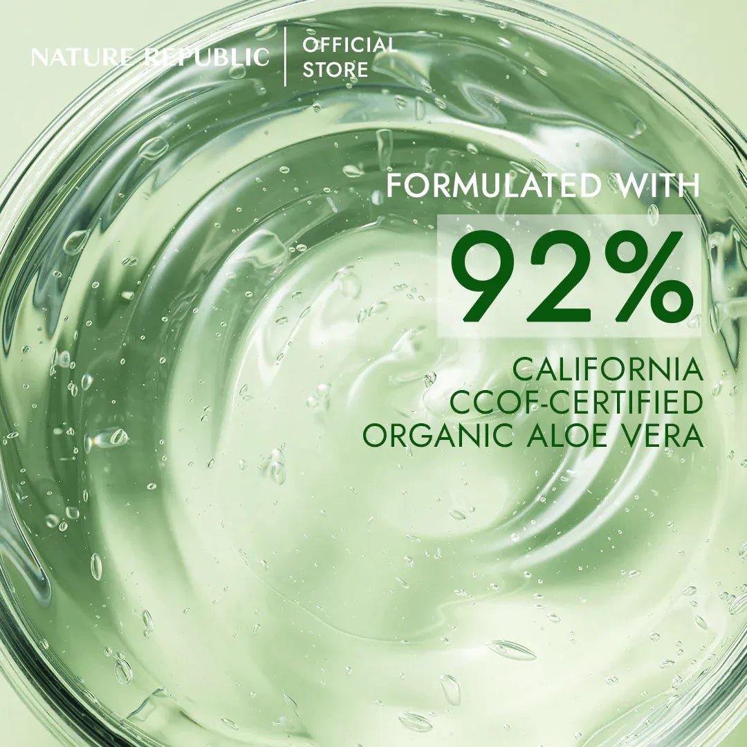 Nature Republic Soothing & Moisture Aloe Vera 92% Soothing Gel 300ml - AU Beauty Bazaar