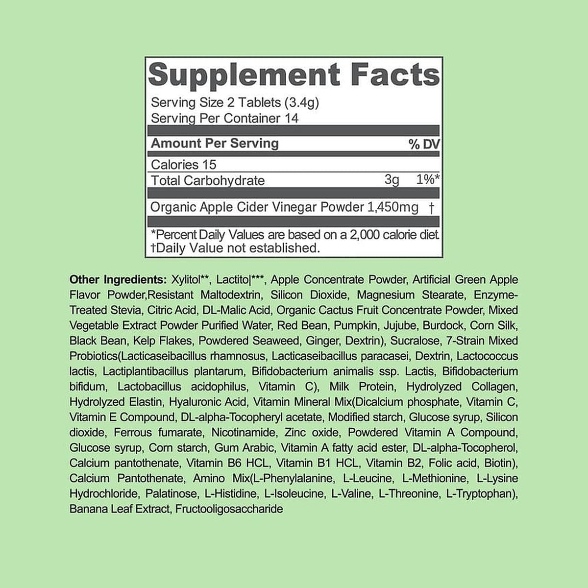 NE:AR Daily Balance ACV Chews (28 tablets)