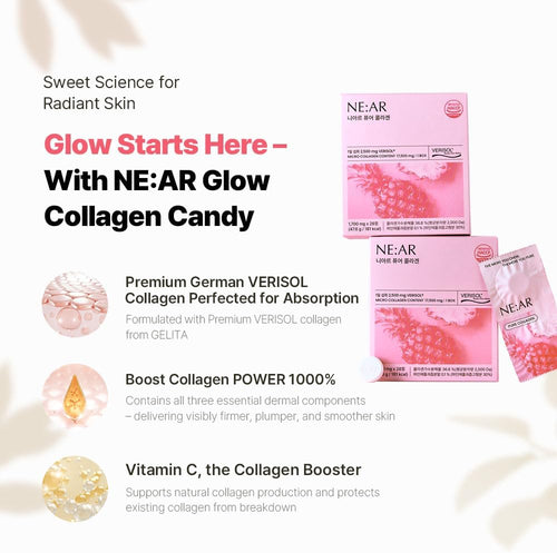 NE:AR Glow Collagen Chews (28 tablets)