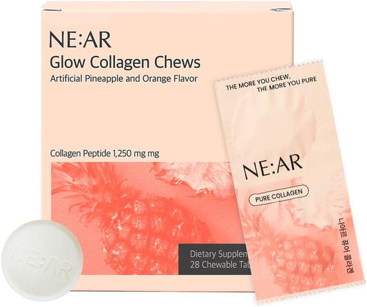 NE:AR Glow Collagen Chews (28 tablets)