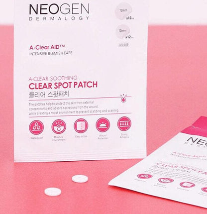 Neogen - A - Clear Soothing Spot Patch 24 Patches - AU Beauty Bazaar
