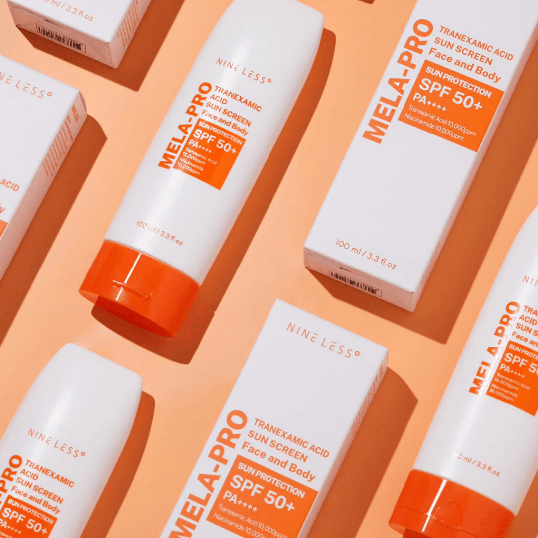 NINELESS - Mela - Pro Tranexamic Acid Sun Screen 100ML - AU Beauty Bazaar