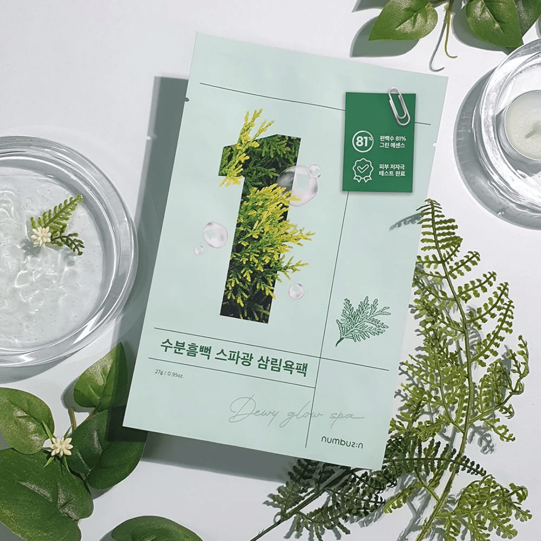 NUMBUZIN No.1 Dewy Glow Spa Sheet Mask (4 Pieces) - AU Beauty Bazaar