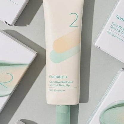 Numbuzin No.2 Goodbye Redness Derma Tone Up 50ml - AU Beauty Bazaar
