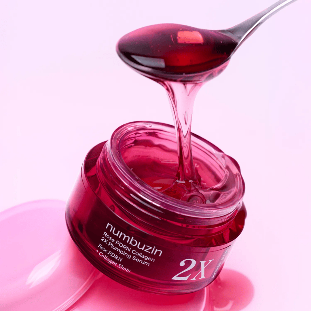 numbuzin - No.2 Rose PDRN Collagen 2X Plumping Serum 30ML - AU Beauty Bazaar