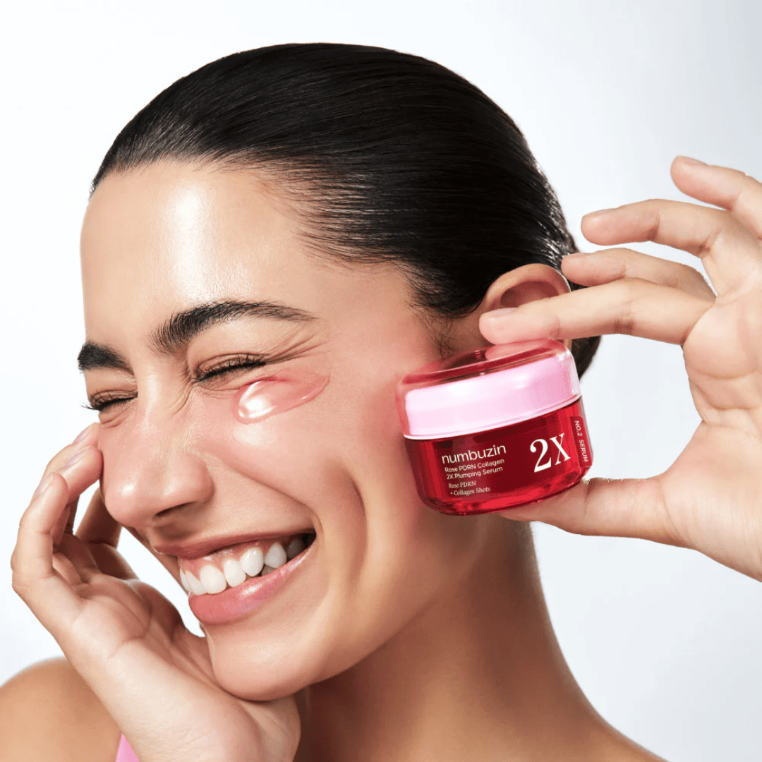 numbuzin - No.2 Rose PDRN Collagen 2X Plumping Serum 30ML - AU Beauty Bazaar