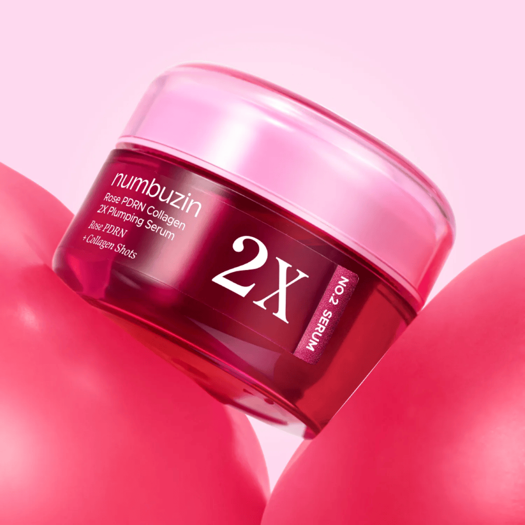 numbuzin - No.2 Rose PDRN Collagen 2X Plumping Serum 30ML - AU Beauty Bazaar