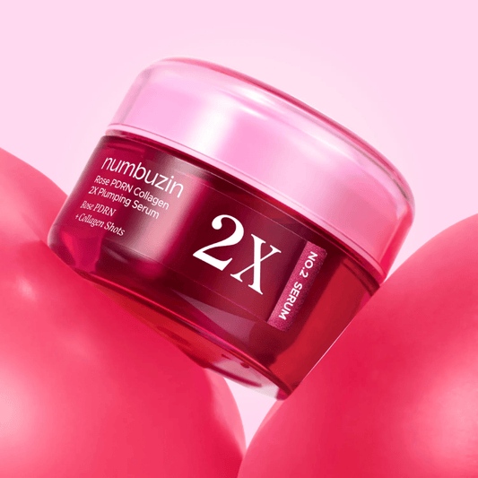 numbuzin - No.2 Rose PDRN Collagen 2X Plumping Serum 30ML - AU Beauty Bazaar