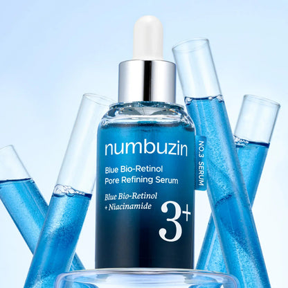 Numbuzin - No.3 Blue Bio - Retinol Pore Refining Serum 30ML - AU Beauty Bazaar