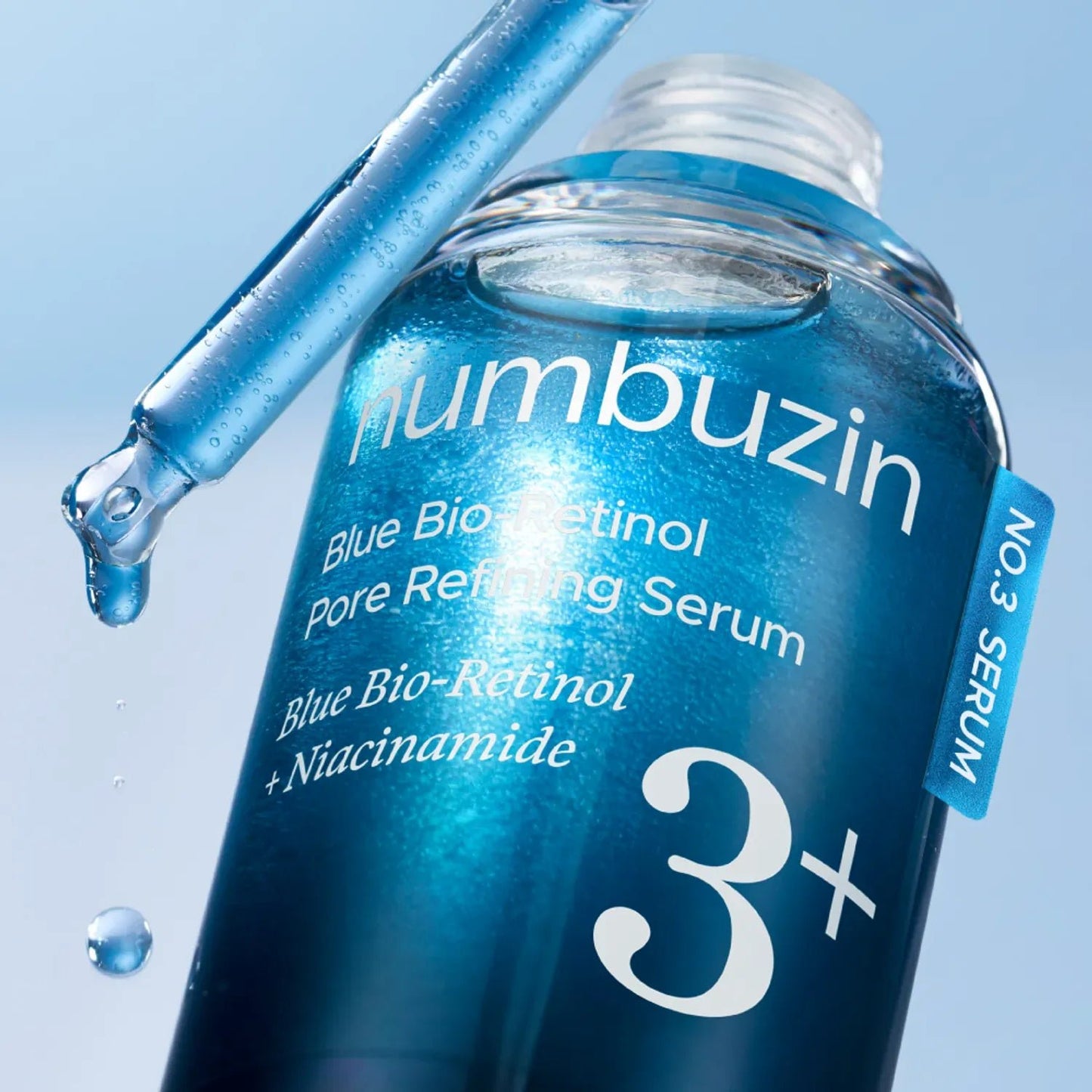 Numbuzin - No.3 Blue Bio - Retinol Pore Refining Serum 30ML - AU Beauty Bazaar