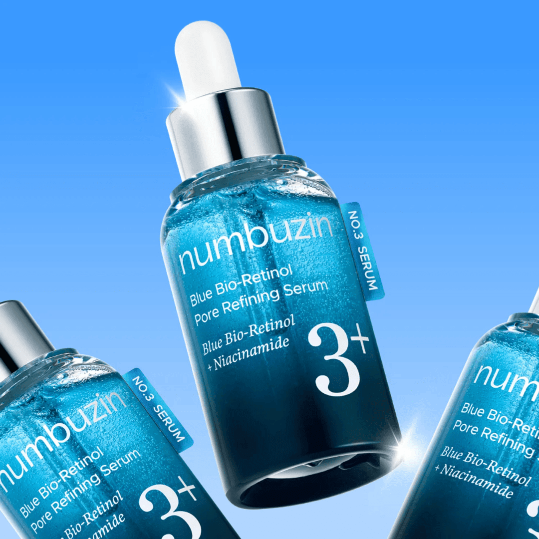 Numbuzin - No.3 Blue Bio - Retinol Pore Refining Serum 30ML - AU Beauty Bazaar