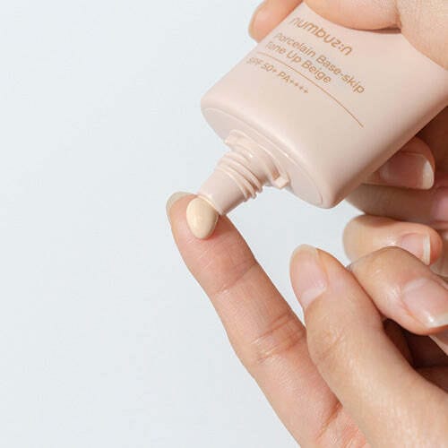 Numbuzin No.3 Porcelain Base - Skip Tone Up Beige 50ml - AU Beauty Bazaar