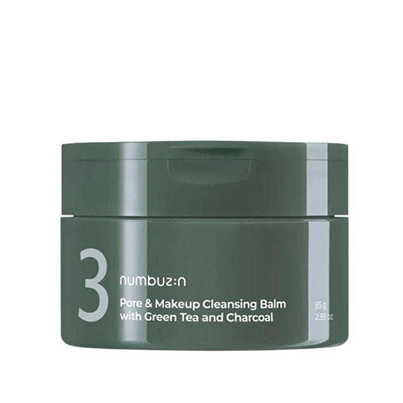 Numbuzin - No.3 Pore & Makeup Cleansing Balm With Green Tea And Charcoal - AU Beauty Bazaar