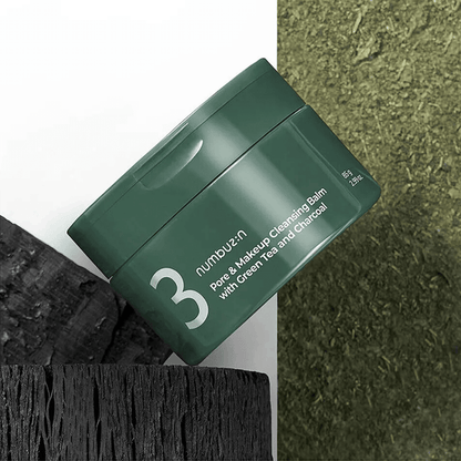 Numbuzin - No.3 Pore & Makeup Cleansing Balm With Green Tea And Charcoal - AU Beauty Bazaar