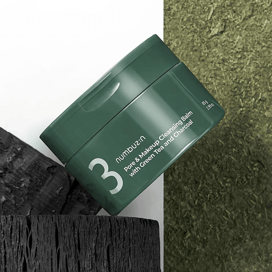 Numbuzin - No.3 Pore & Makeup Cleansing Balm With Green Tea And Charcoal - AU Beauty Bazaar
