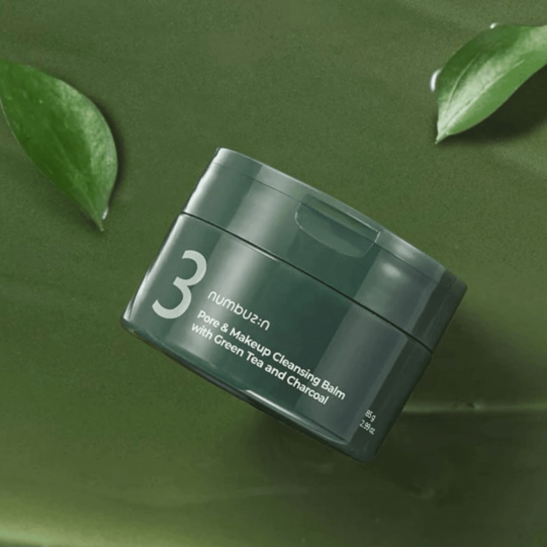 Numbuzin - No.3 Pore & Makeup Cleansing Balm With Green Tea And Charcoal - AU Beauty Bazaar