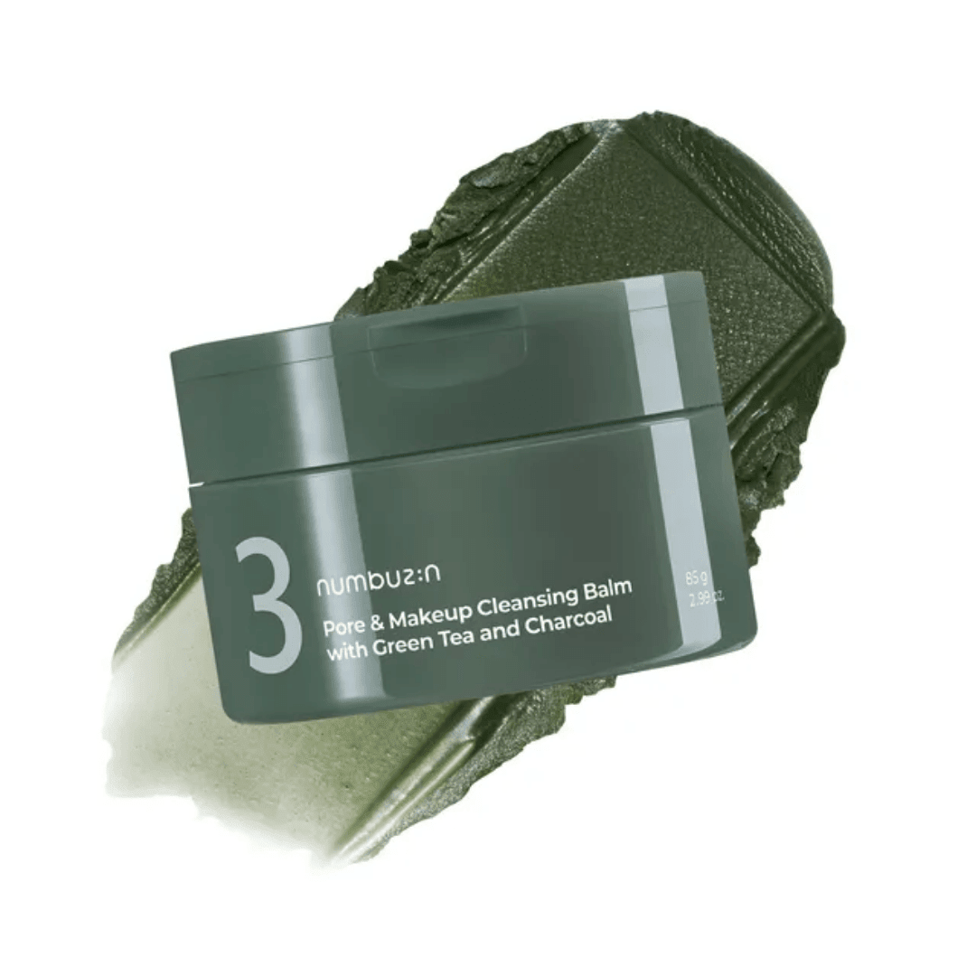 Numbuzin - No.3 Pore & Makeup Cleansing Balm With Green Tea And Charcoal - AU Beauty Bazaar