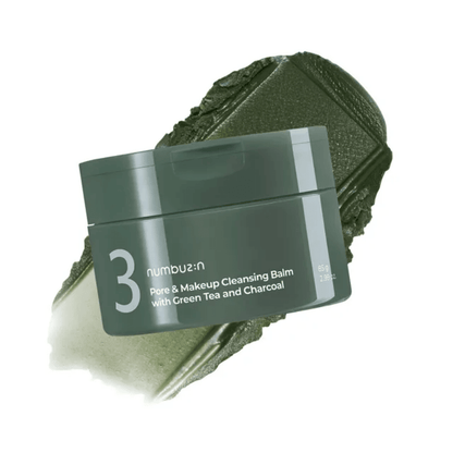 Numbuzin - No.3 Pore & Makeup Cleansing Balm With Green Tea And Charcoal - AU Beauty Bazaar