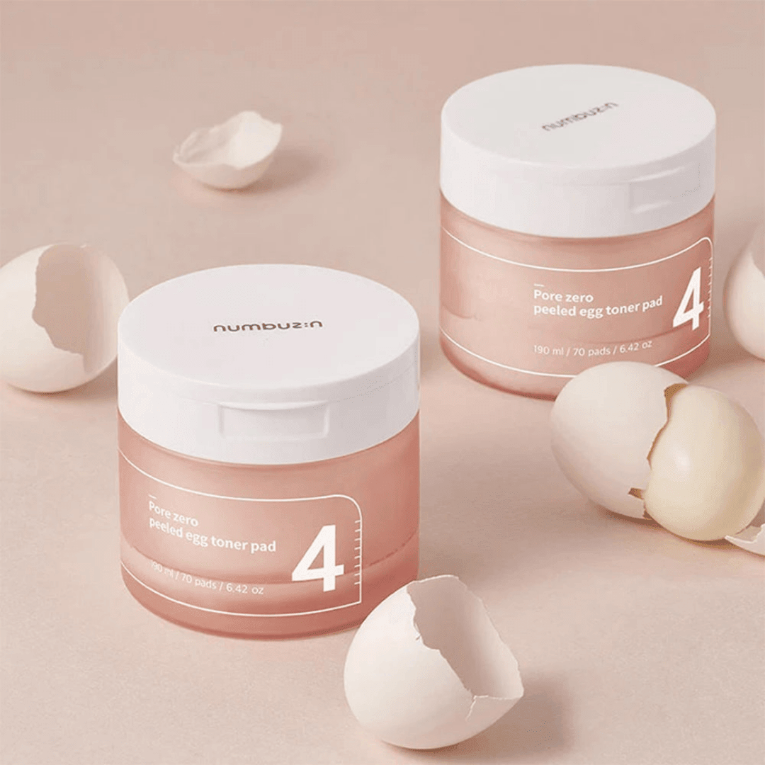 Numbuzin No.4 Pore Zero Peeled Egg Toner Pad (190ml *70ea ) - AU Beauty Bazaar