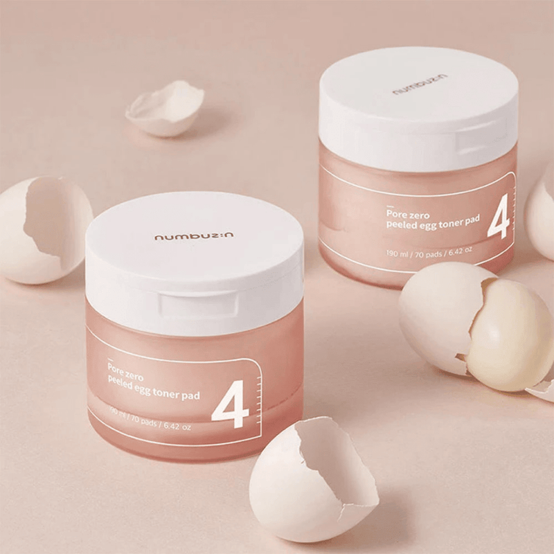 Numbuzin No.4 Pore Zero Peeled Egg Toner Pad (190ml *70ea )