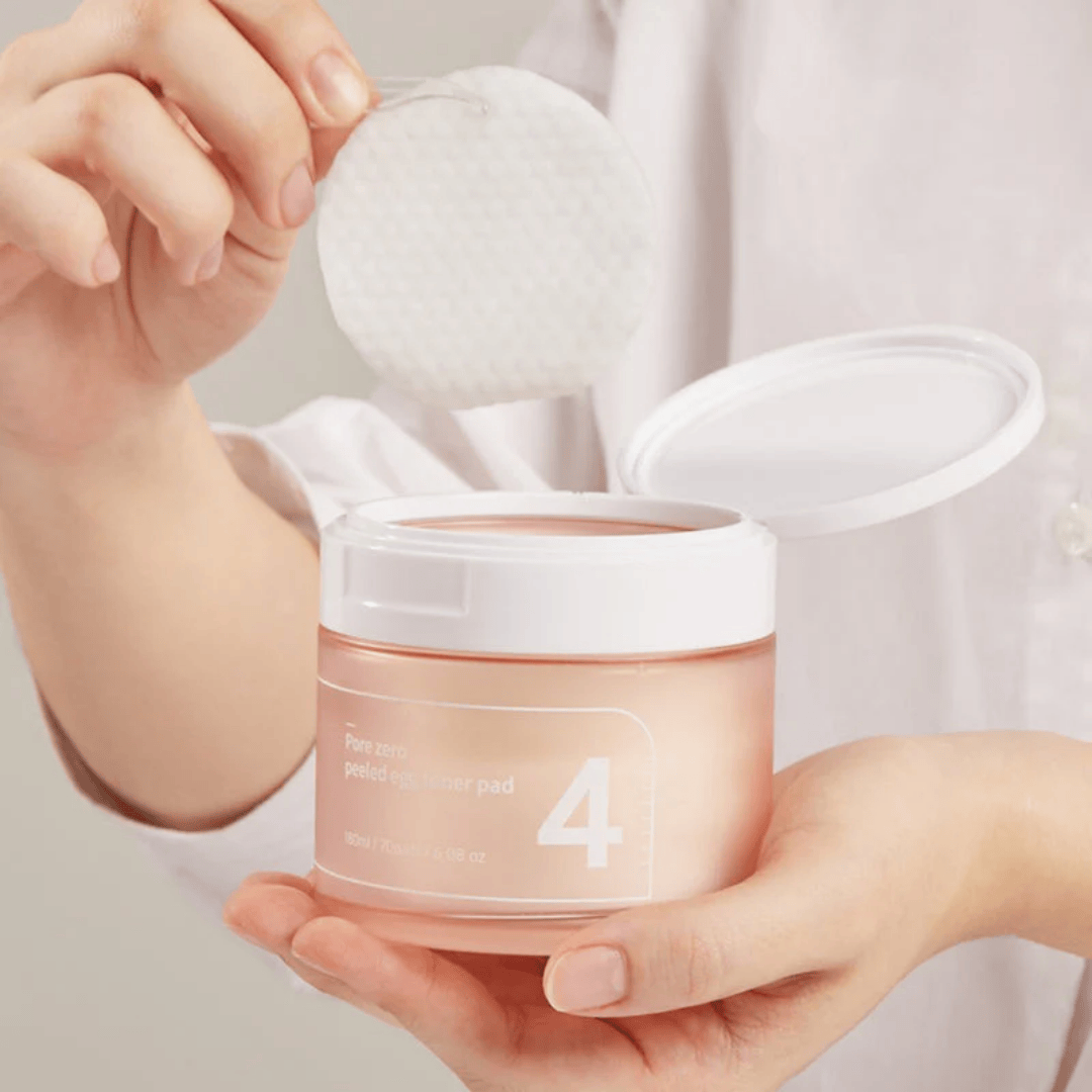Numbuzin No.4 Pore Zero Peeled Egg Toner Pad (190ml *70ea ) - AU Beauty Bazaar