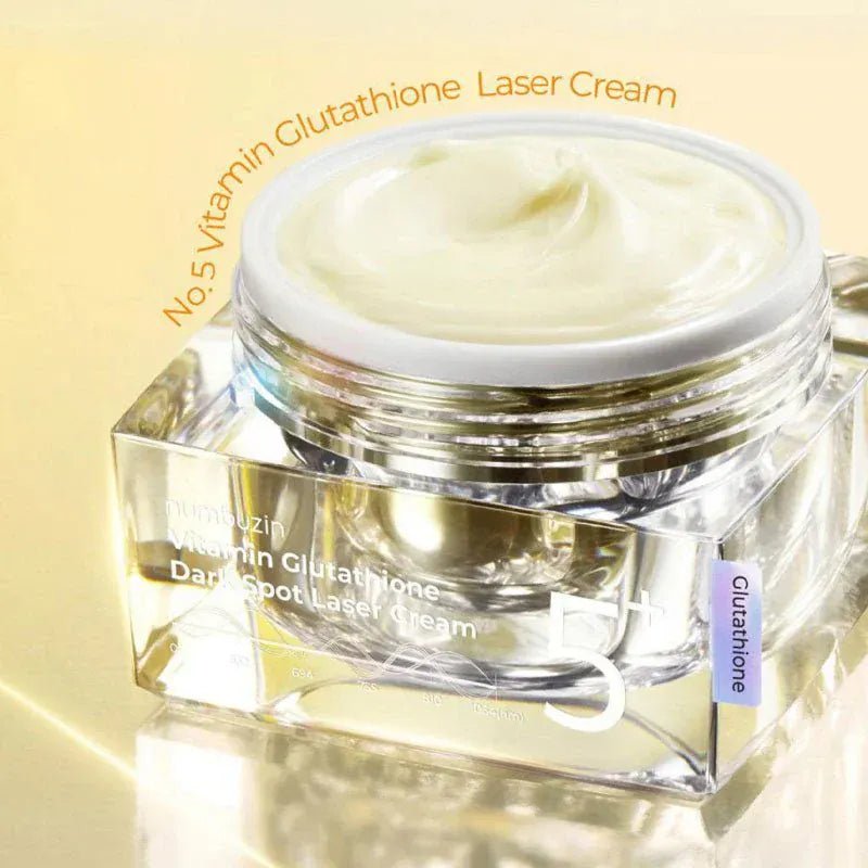 Numbuzin - No.5+ Vitamin Glutathione Dark Spot Laser Cream 50ml - AU Beauty Bazaar
