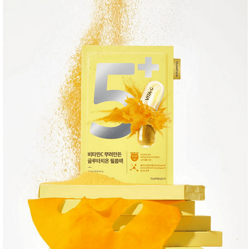 numbuzin - No.5 Vitamin Spotlight Sheet Mask Set (1 PIECE)