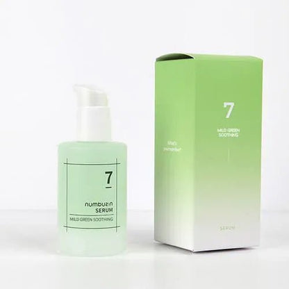 Numbuzin No.7 Mild Green Soothing Serum 50ml - AU Beauty Bazaar