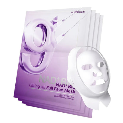 Numbuzin No.9 NAD Bio Lifting Full Cover Facial Mask (4 masks) - AU Beauty Bazaar