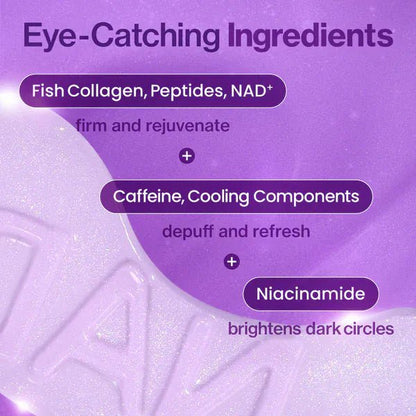 numbuzin - No.9 NAD+ Collagen Under Eye Patches (5 pieces) - AU Beauty Bazaar