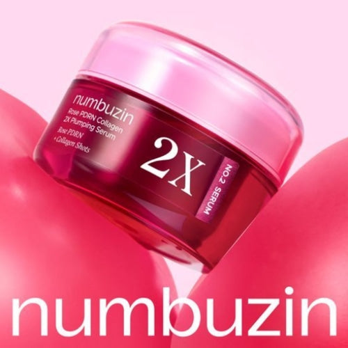 numbuzin - No.2 Rose PDRN Collagen 2X Plumping Serum 30ML