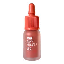 Peripera Ink Airy Velvet Tint 03 Cartoon Coral - AU Beauty Bazaar