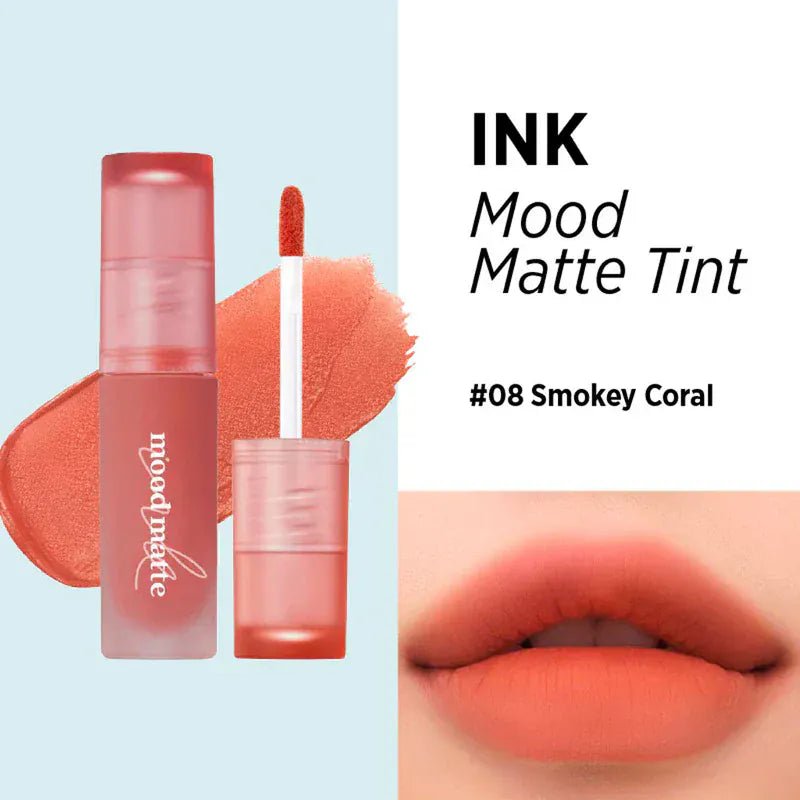 Peripera Ink Mood Matte Tint (Smoky Coral) - AU Beauty Bazaar