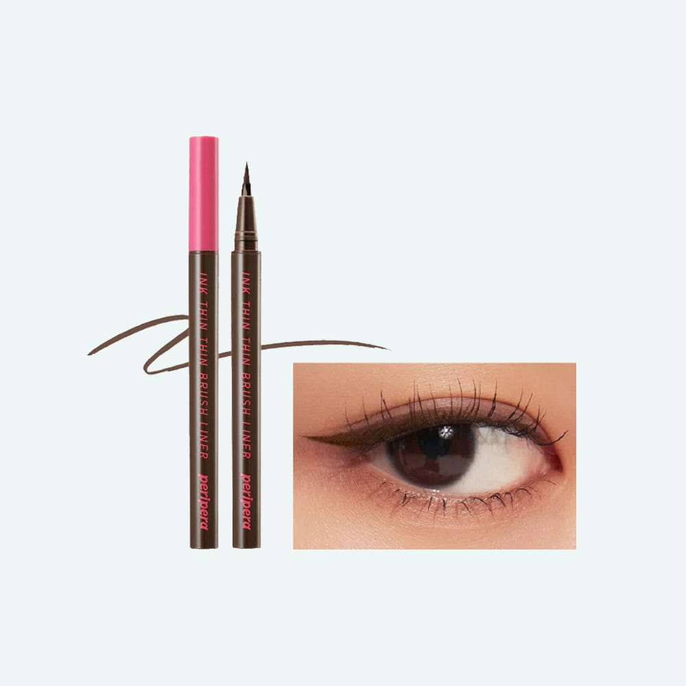 peripera - Ink Thin Thin Brush Liner (Brown Film) - AU Beauty Bazaar