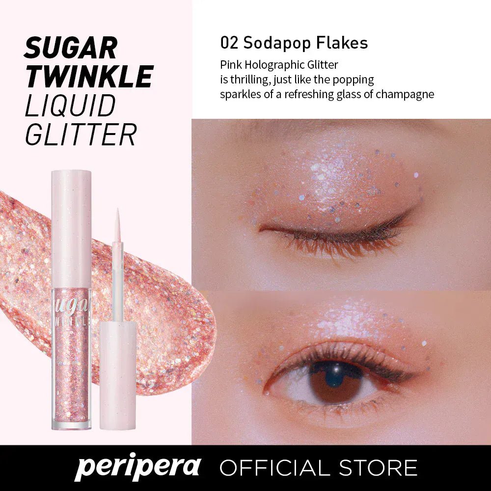 peripera - Sugar Twinkle Liquid Glitter 1 Glitter Wave - AU Beauty Bazaar