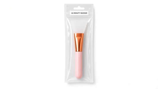 AU Beauty Bazaar Silicone Face Mask Brush Pink studio image