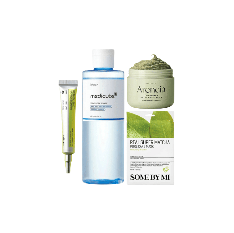 Medicube and Pore Refining Essentials Skincare Set