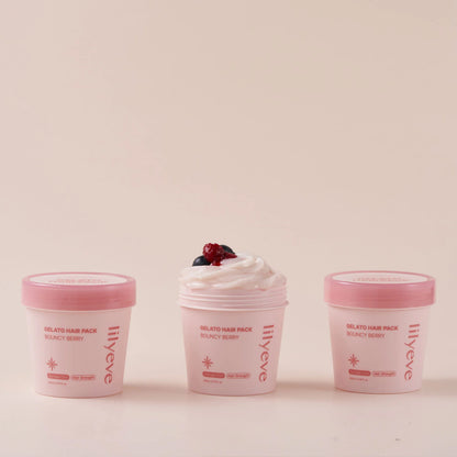 LILYEVE Repair:TURN GELATO Hair Pack Bouncy Berry 200mL