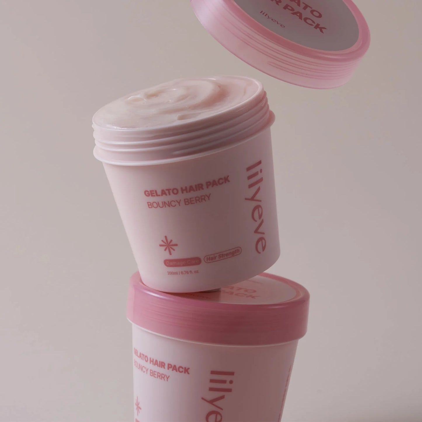 LILYEVE Repair:TURN GELATO Hair Pack Bouncy Berry 200mL