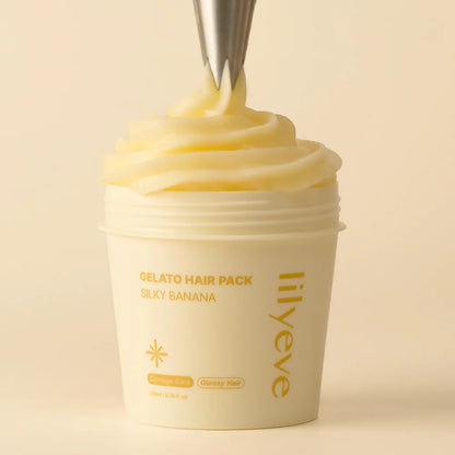 LILYEVE Repair:TURN GELATO Hair Pack Silky Banana 200mL