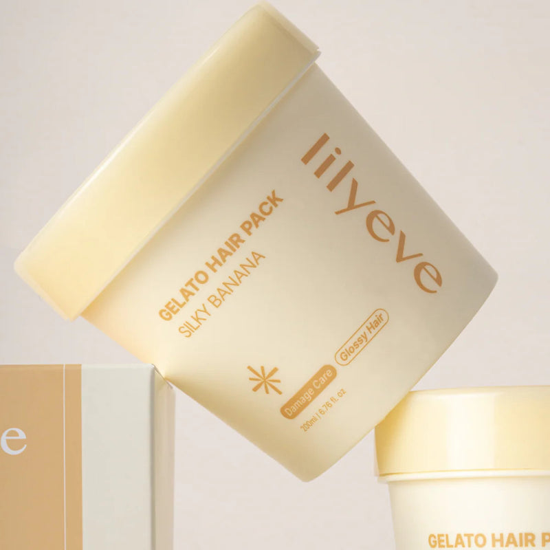 LILYEVE Repair:TURN GELATO Hair Pack Silky Banana 200mL