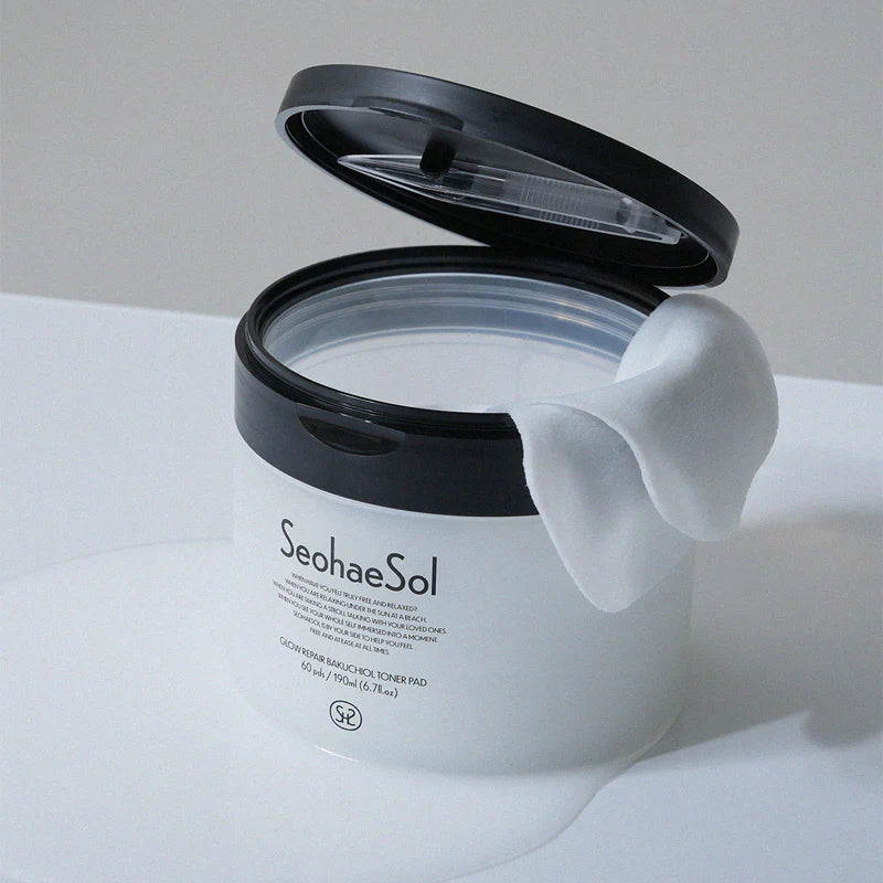 SeohaeSol Glow Repair Bakuchiol Toner pad 60ea